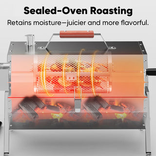 Sakerplus® Twin-Burner Electric BBQ Grill