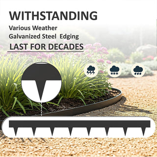 Sakerplus® Flexible Steel Garden Border