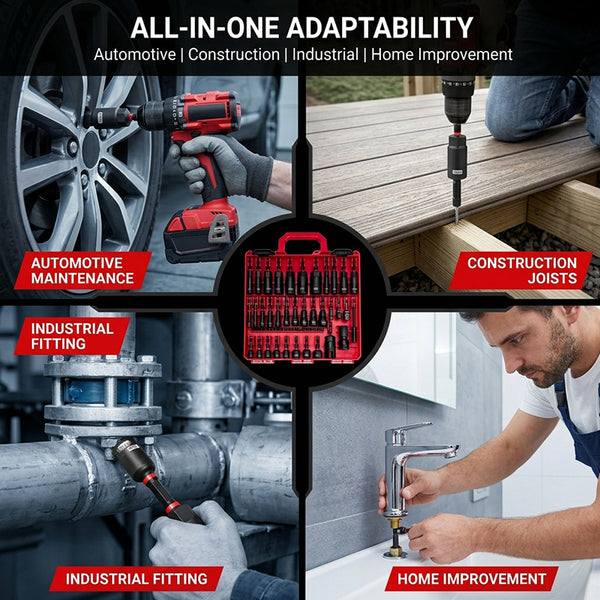 Sakerplus® Magnetic Impact Nut Driver Set