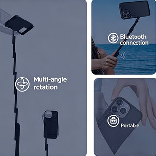 Sakerplus® iPhone Case Shockproof Selfie Stick Holder