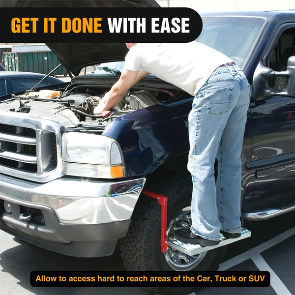 Sakerplus® Heavy Duty Folding Tire Step
