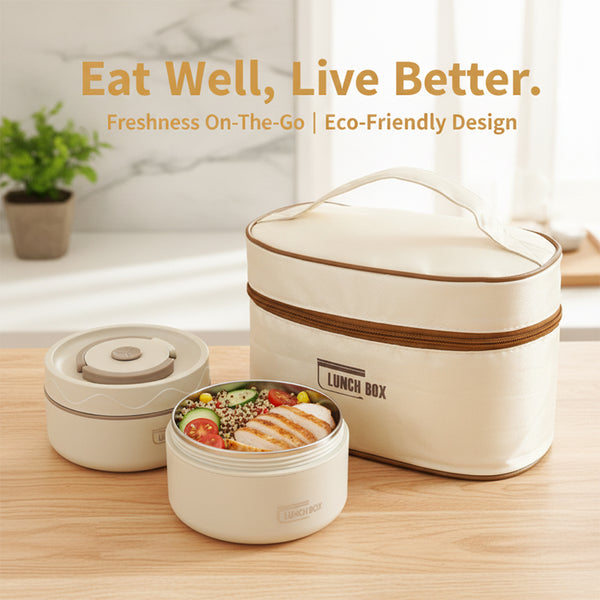 Sakerplus® Insulated Stainless Steel Bento Lunch Box