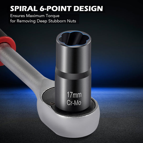 Sakerplus®  Lug Nut Remover For Damaged Bolts