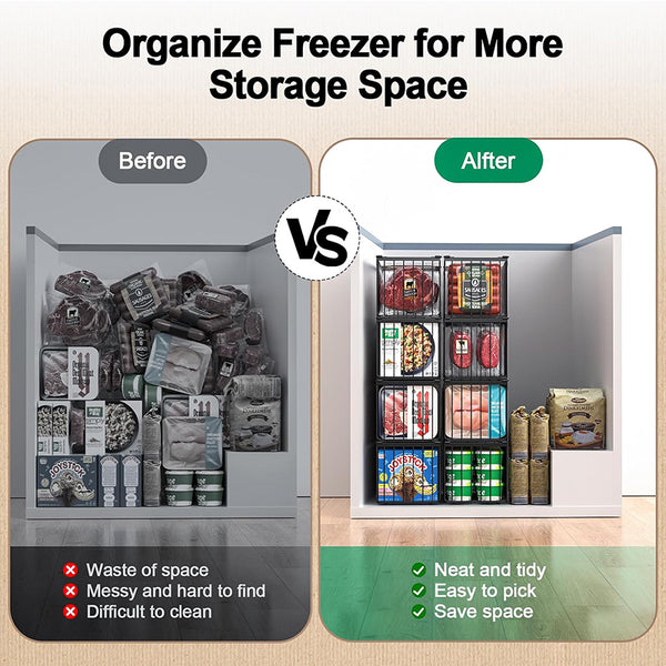Sakerplus® Freezer Organizer Bins