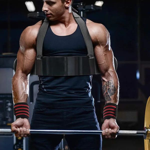 Sakerplus® Adjustable Aluminum Bicep Curl Isolation Trainer