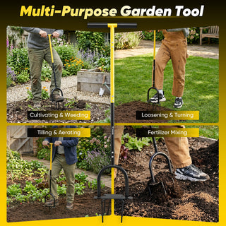 Sakerplus® Hand Tiller Garden Tool