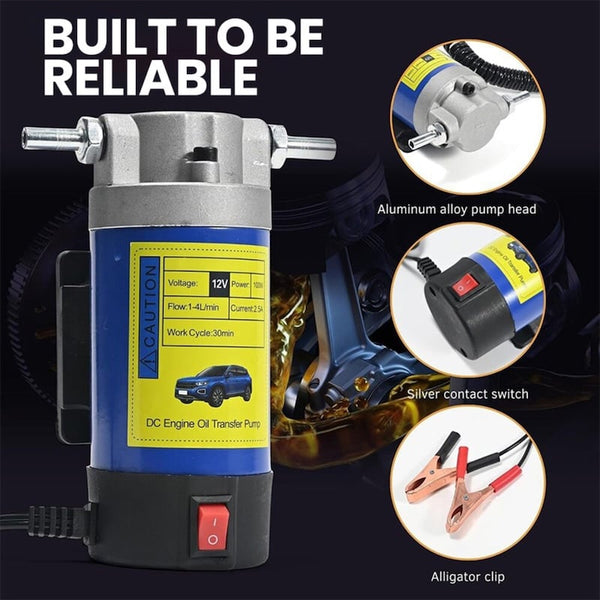 Sakerplus® Portable Electric Engine Oil Transfer Pump