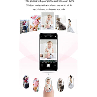 Sakerplus Portable Digital Nail Art Printer Machine