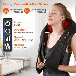 Sakerplus®  Deep Shiatsu Neck Heat Massager