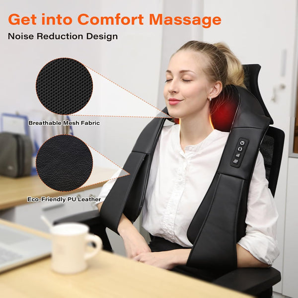 Sakerplus®  Deep Shiatsu Neck Heat Massager