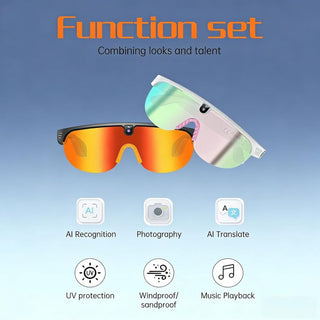 Sakerplus® AI Smart Sports Sunglasses With Camera