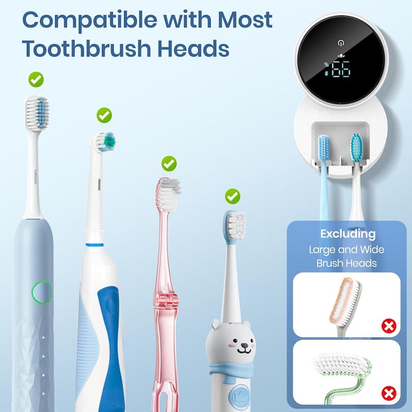 Sakerplus® Upgraded UV Toothbrush Sanitizer Holder