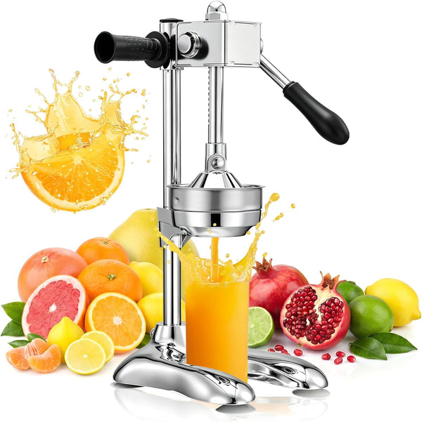 Sakerplus® Gear Drive Gravity Manual Citrus Juicer