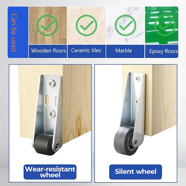 Saker Galvanized Mini Directional Caster