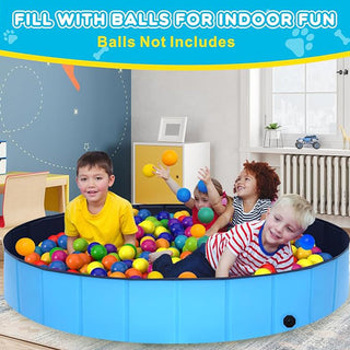 Sakerplus® Extra Large Foldable Swimming Pool