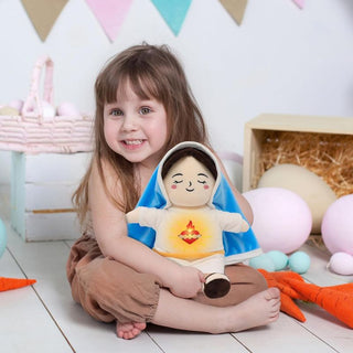 Sakerplus® Breathing Virgin Mary Plush Doll