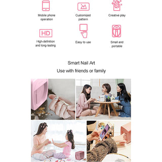 Sakerplus Portable Digital Nail Art Printer Machine