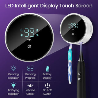 Sakerplus UV Toothbrush Sterilizer Travel Wall-Mount