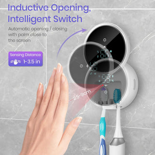 Sakerplus UV Toothbrush Sterilizer Travel Wall-Mount
