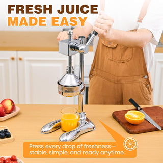 Sakerplus® Gear Drive Gravity Manual Citrus Juicer