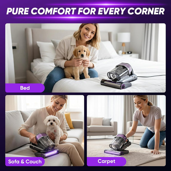 Saker® Powerful UV Bed Vacuum Cleaner