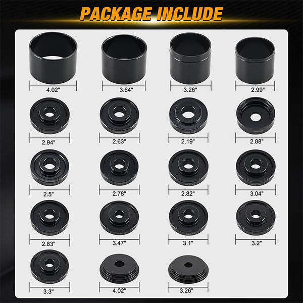 Sakerplus® Universal Wheel Bearing Press Tool Kit
