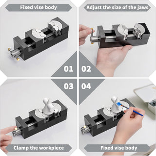 Sakerplus® Smart Self-Adjusting Mini Vise Clamp