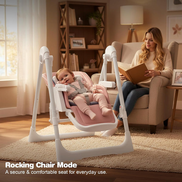 Sakerplus® Electric Foldable Adjustable Baby High Chair