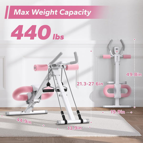 Entrenador de abdominales ajustable Saker