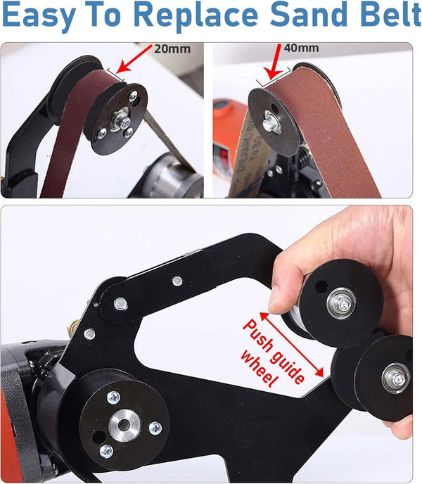 Adaptador de lijadora de banda SAKER para amoladora angular