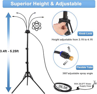 Sakerplus® Portable Outdoor Cooling Misting System