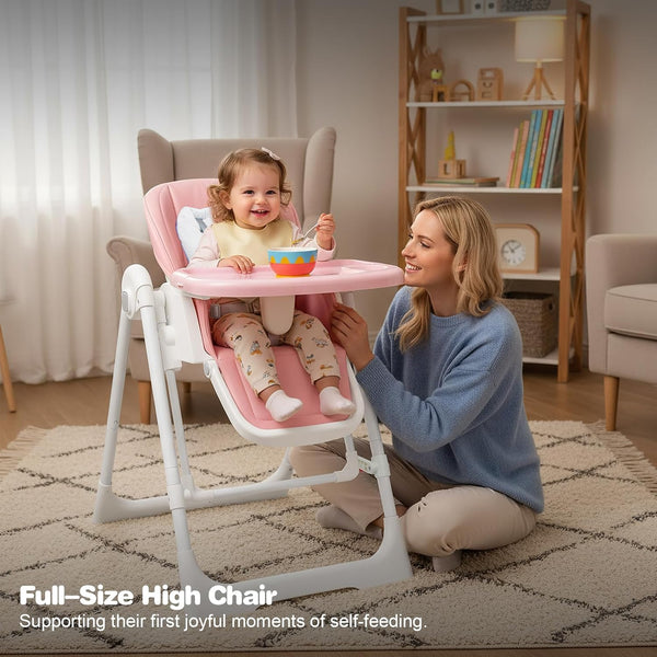 Sakerplus® Electric Foldable Adjustable Baby High Chair