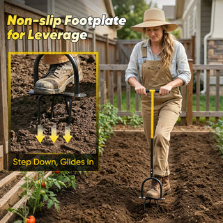 Sakerplus® Hand Tiller Garden Tool