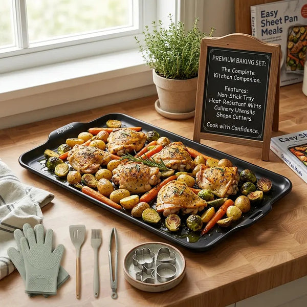 Sakerplus® Non Stick Rectangular Baking Tray