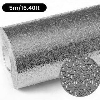 Sakerplus® Waterproof & Oil-Proof Orange Peel Aluminum Foil Contact Paper