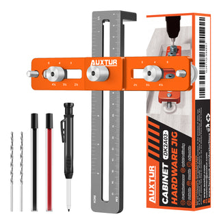 Sakerplus® Adjustable Woodworking Tool for Precise Cabinet and Furniture Assembly - SAKER® Cabinet Hardware Doweling Jig