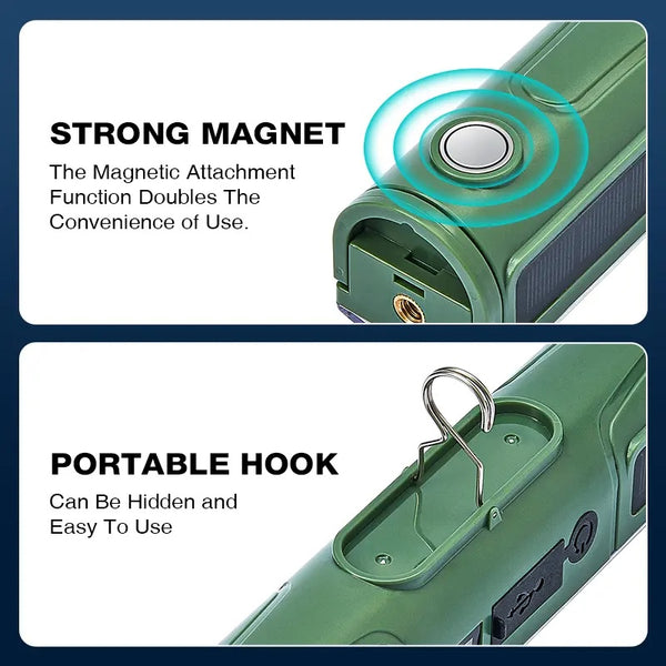 Sakerplus® Rechargeable Magnetic LED Utility Work Light