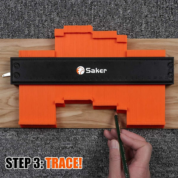 Calibre de duplicación de contornos Saker con bloqueo