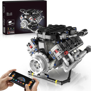 Sakerplus® V8 Working Car Engine Kit