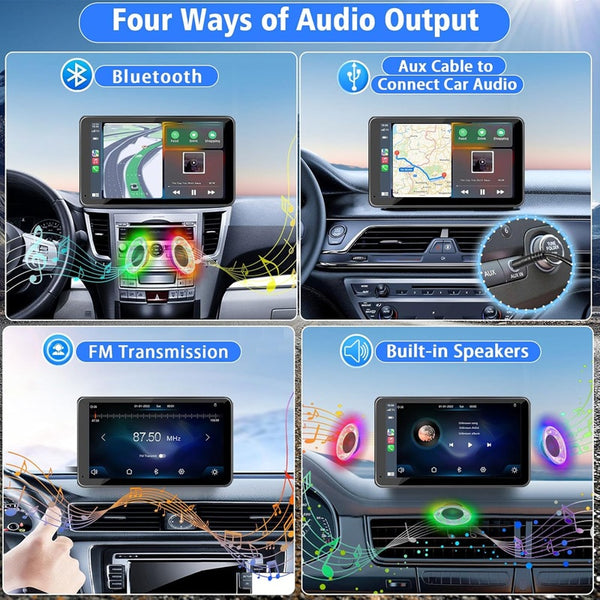Pantalla táctil inalámbrica portátil Sakerplus® CarPlay