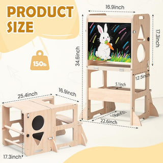 Sakerplus® Learning Tower With Blackboard