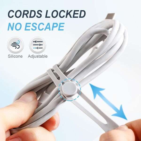 Organizador de cables de silicona Sakerplus®