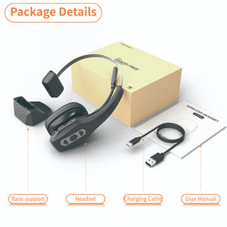 Sakerplus Trucker Wireless Bluetooth Noise Cancelling Headset