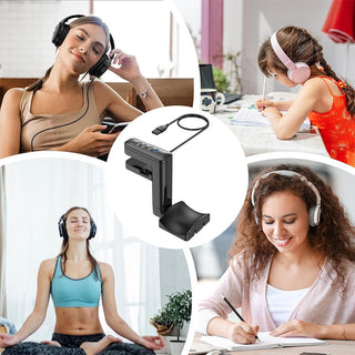 Sakerplus® Under Desk Headphone Holder Stand