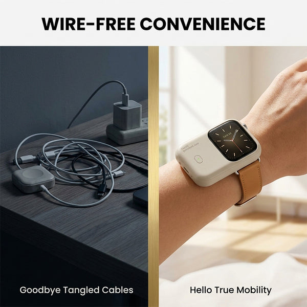 Sakerplus® Portable 1200mAh Apple Watch Charger