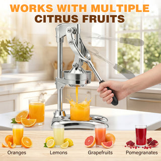 Sakerplus® Hand Press Juicer with Suction Base