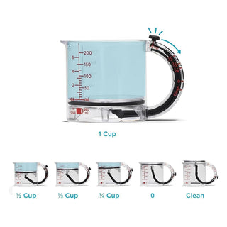Sakerplus Adjustable Multi-Functional Measuring Cup