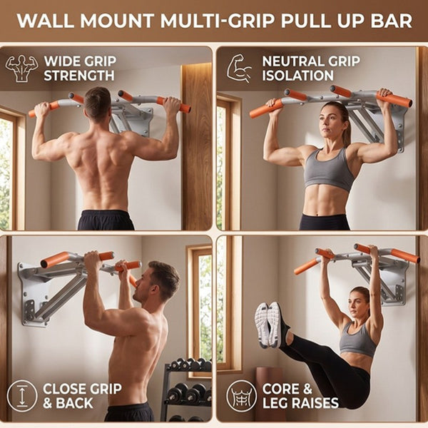Sakerplus® Foldable Wall Mounted Pull Up Bar