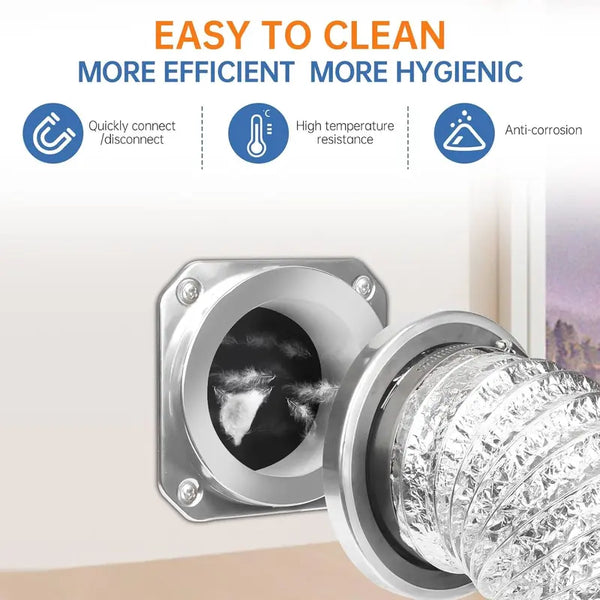 Sakerplus® Magnetic Dryer Vent Connector Kit