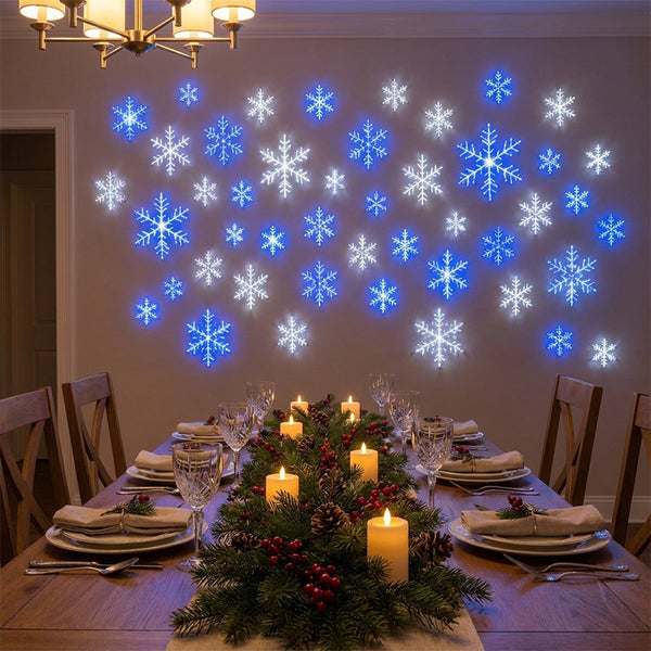 Sakerplus® LED Snowflake Wall Decoration Light Set